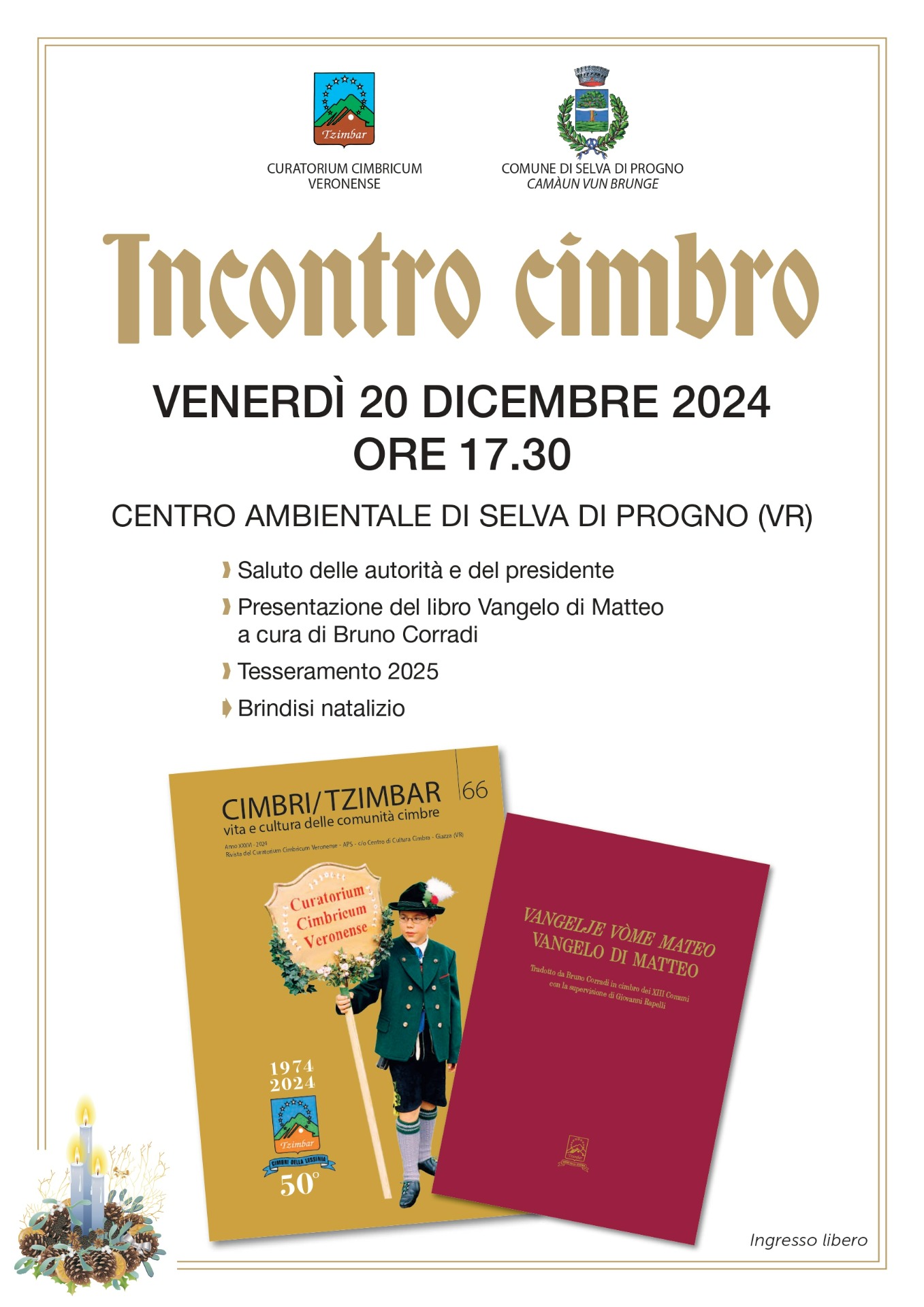 Locandina incontro cimbro